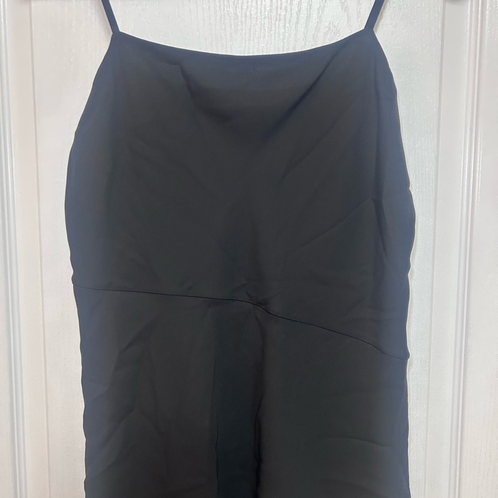 Theory Black Spaghetti Strap top